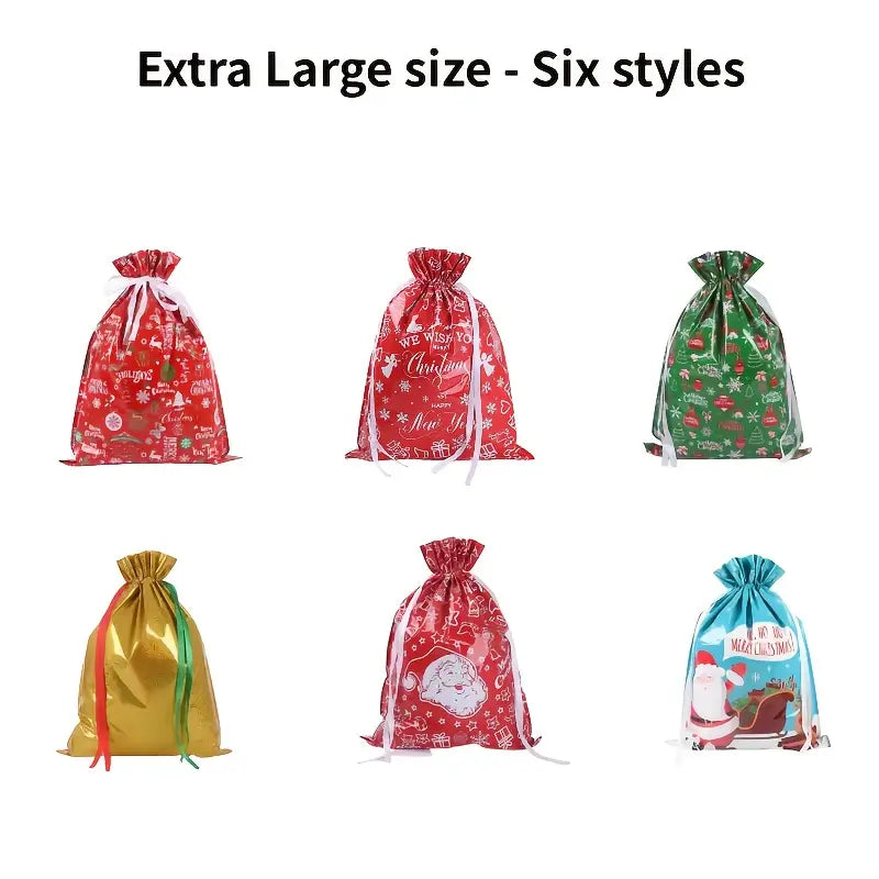 20x Weihnachts-Geschenktüten mit Selbstverschluss