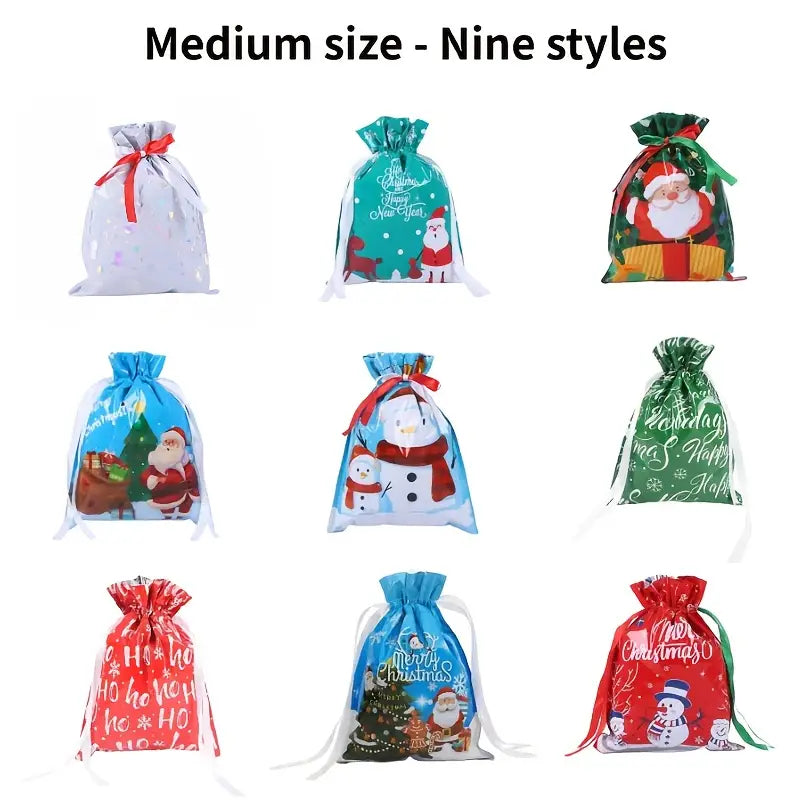 20x Weihnachts-Geschenktüten mit Selbstverschluss